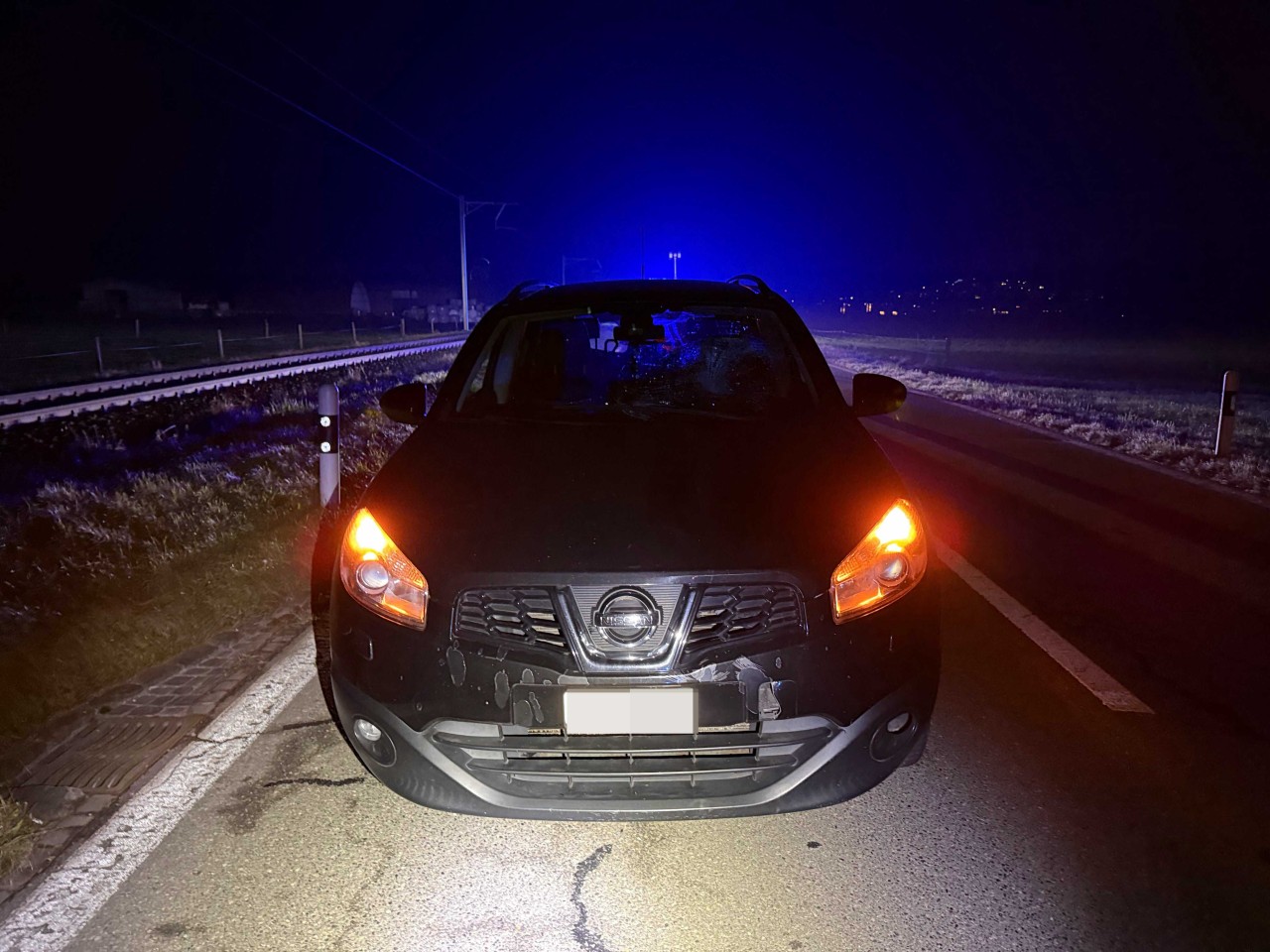 Unfallfahrzeug.