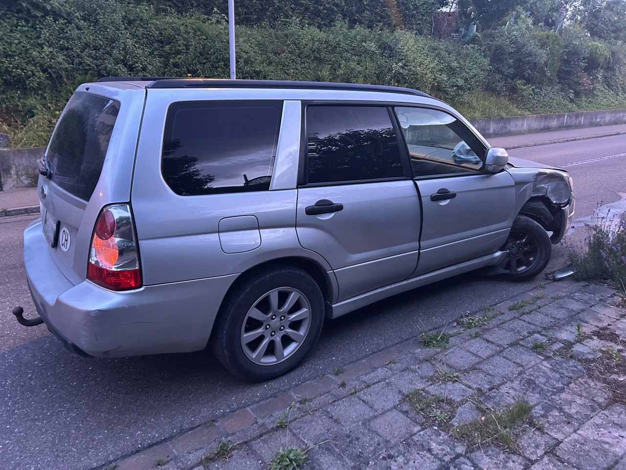 Unfallfahrzeug.