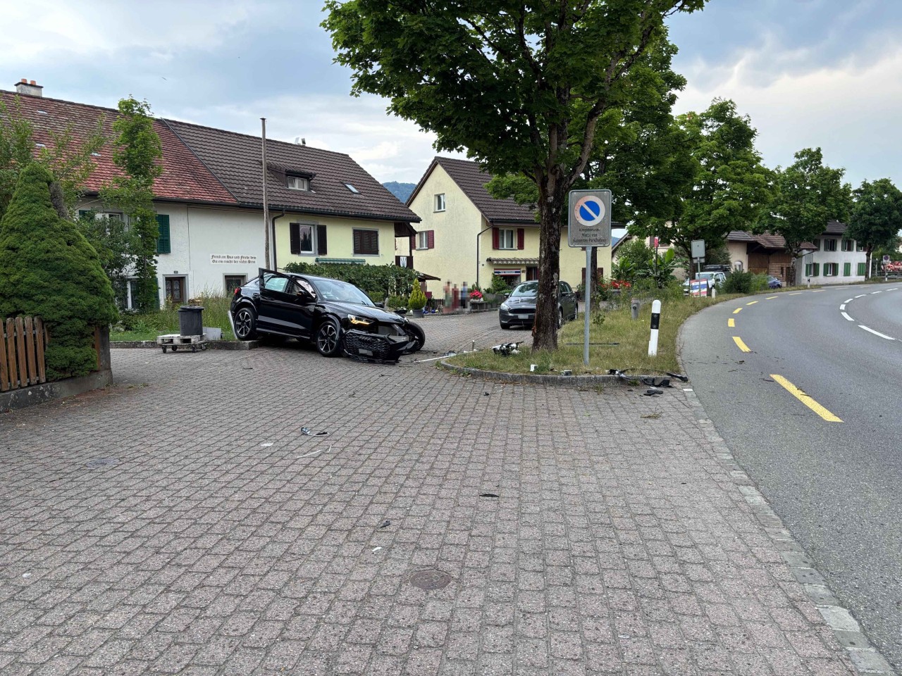 Unfallfahrzeug.