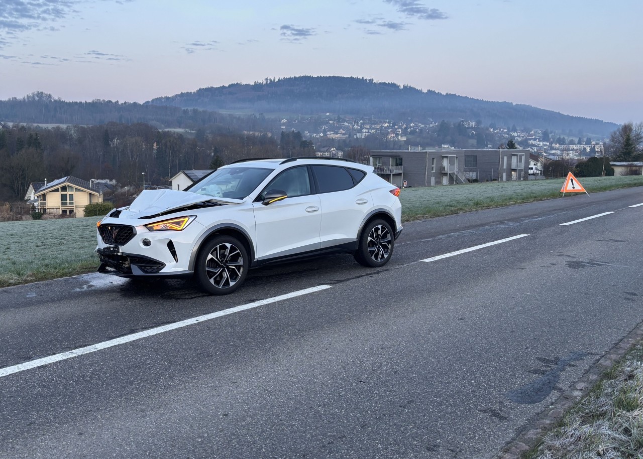 Beschädigtes Auto.