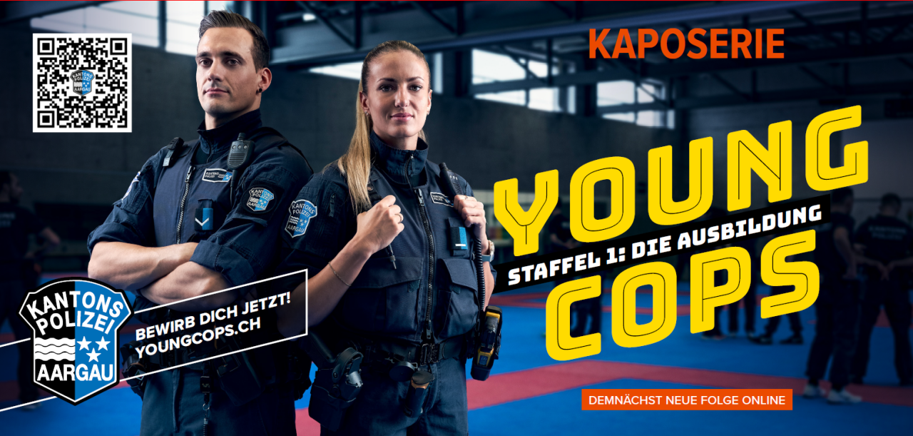 Young Cops Staffel 1 mit QR Code für WhatsApp Kanal.