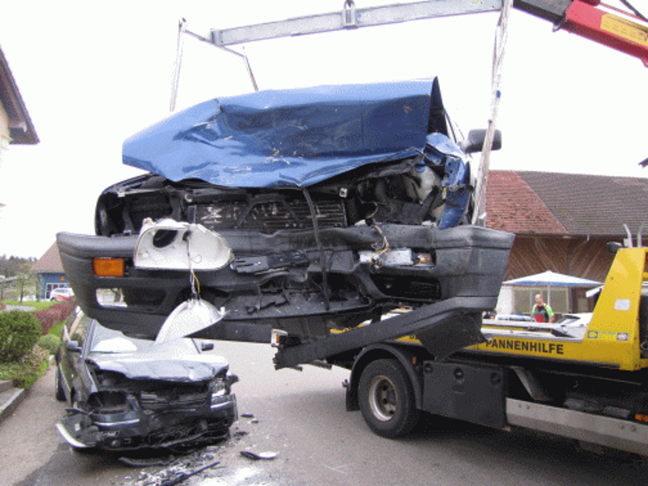 Unfallstelle Waldhäusern AG