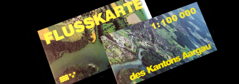 Flusskarte des Kantons Aargau