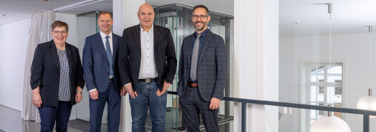 Gruppenfoto des Grossratspräsidiums 2026.