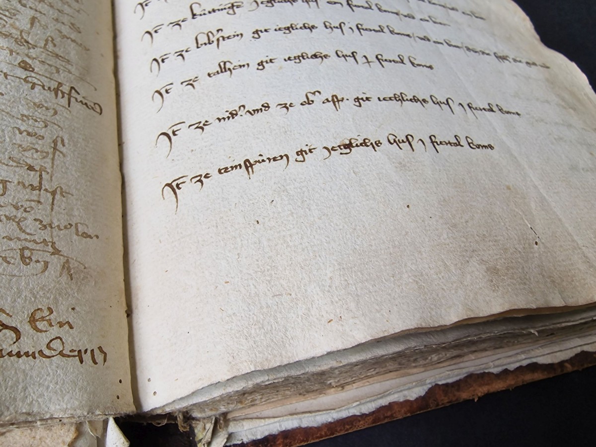 Densbüren wird erstmals 1426 als "Teinspuiren" erwähnt.