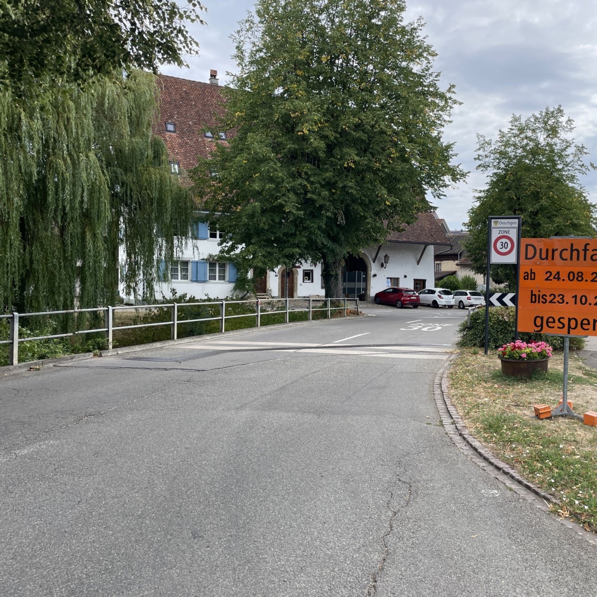 Sisslebrücke in Oeschgen.