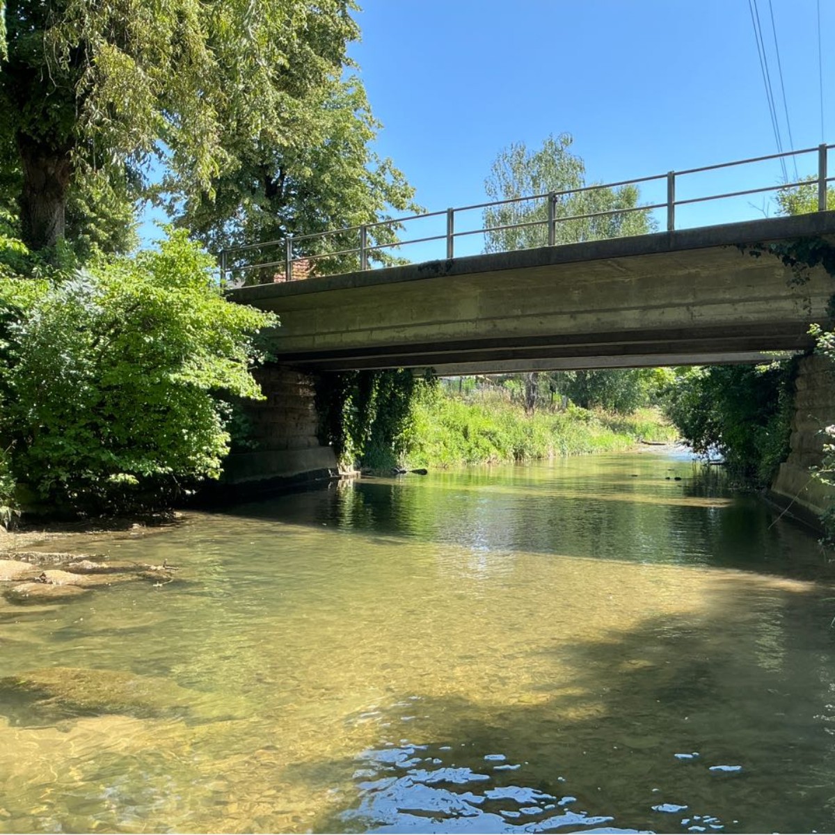 Sisslebrücke in Oeschgen.