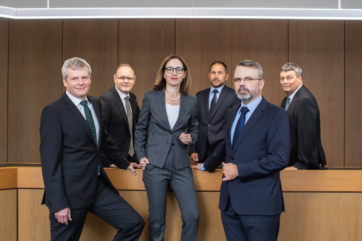 Gruppenbild der Justizleitung