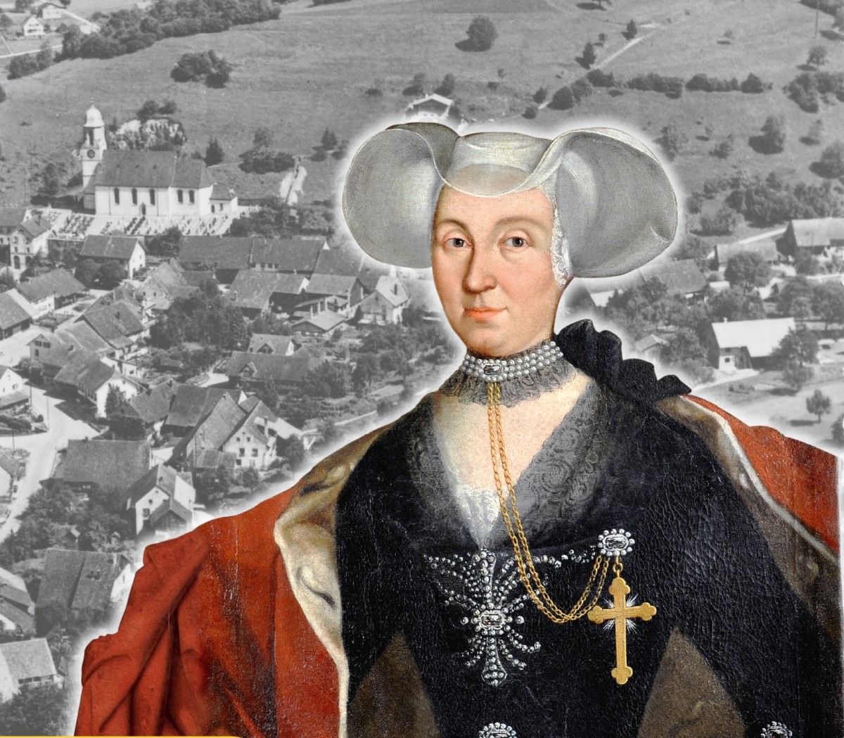Abbildung der Äbtissin von Bad Säckigen.