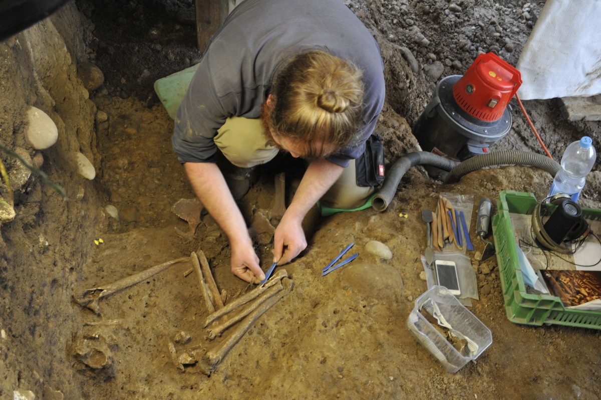 Mitarbeiterin vermisst Knochen