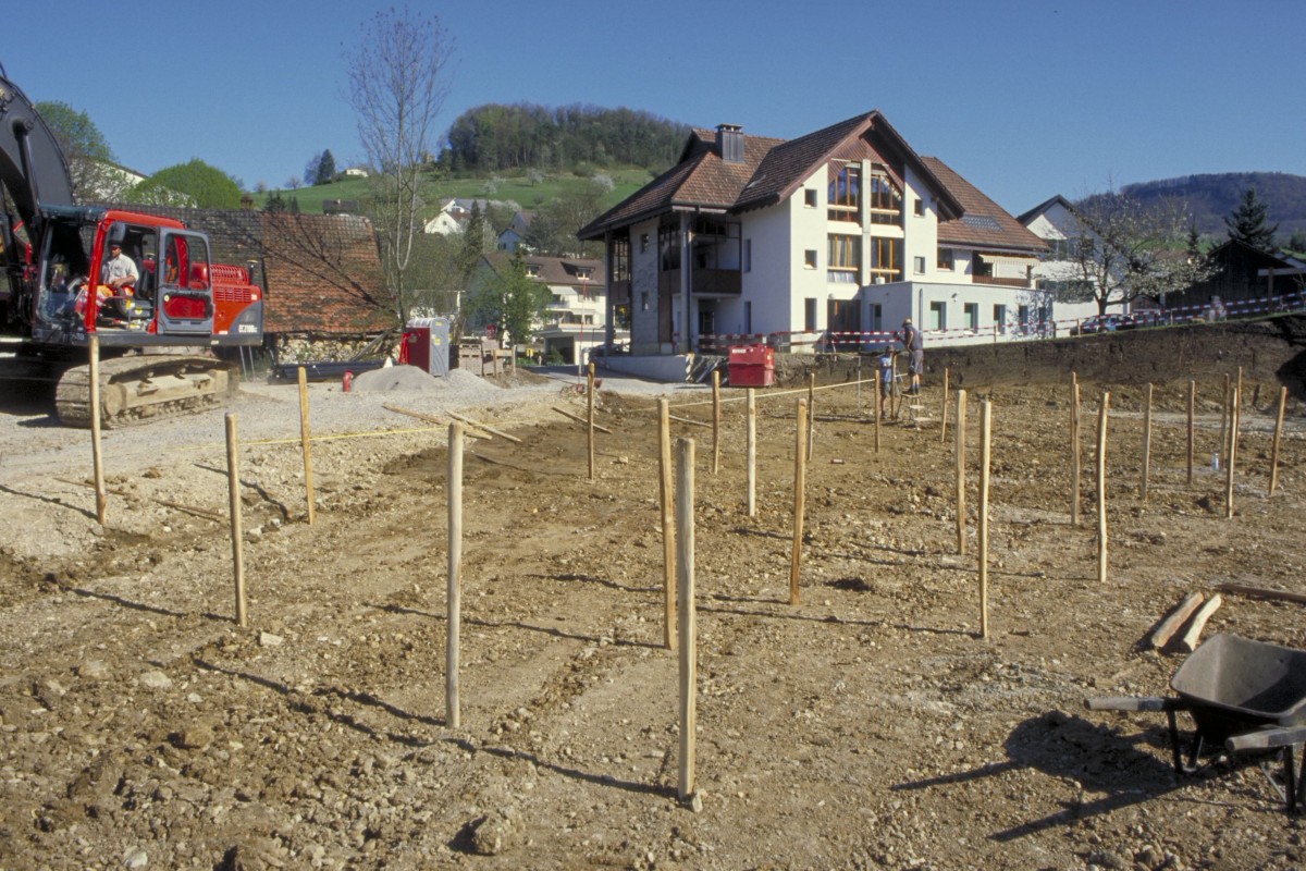 Foto Grabungsgelände in Zeihen