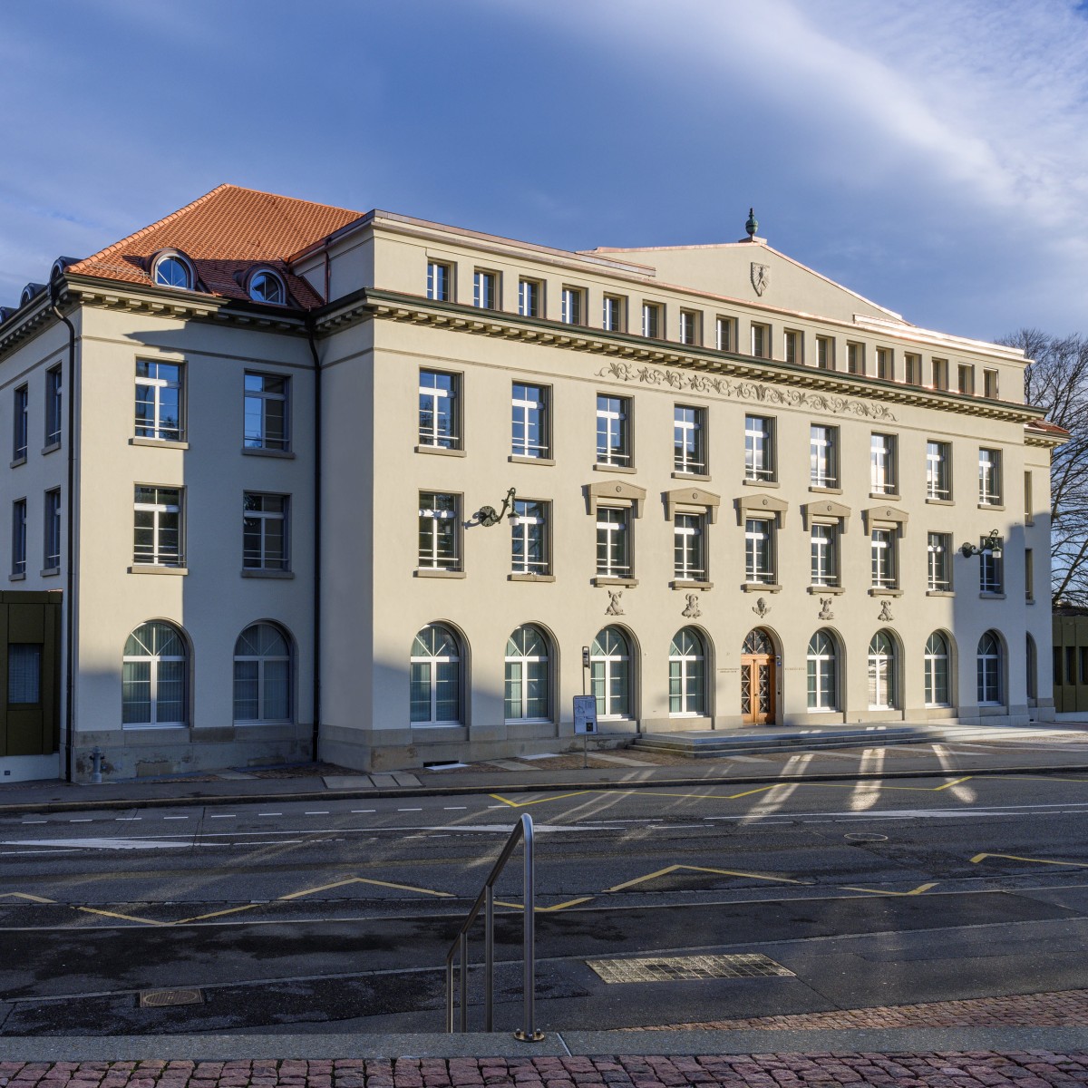 Der neue Standort des Gerichtsgebäudes von aussen