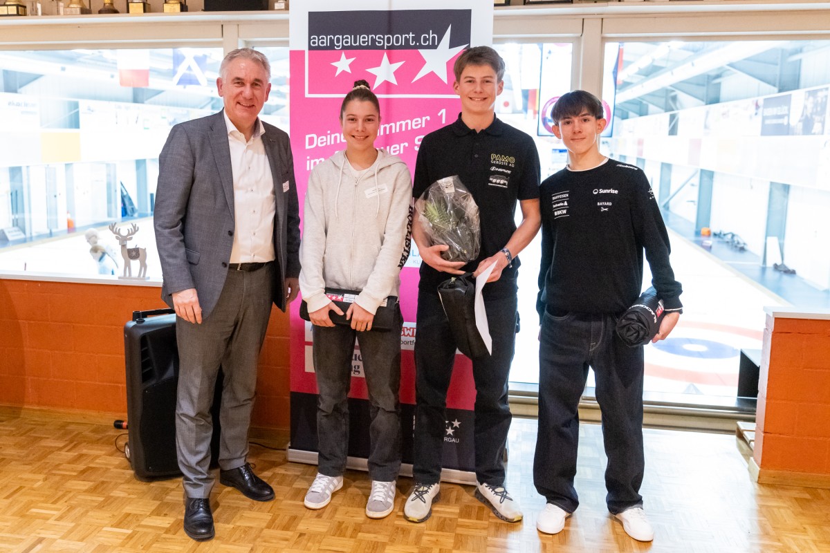 Alex Hürzeler, Shana Huber, Jules Kasper, Leo Saraiva