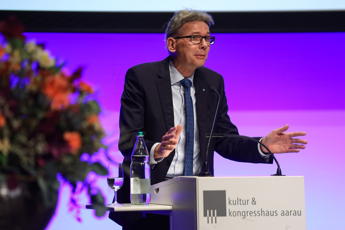 Dieter Egli ist seit 2021 Regierungsrat des Kantons Aargau, er leitet das Departement für Volkswirtschaft und Inneres.