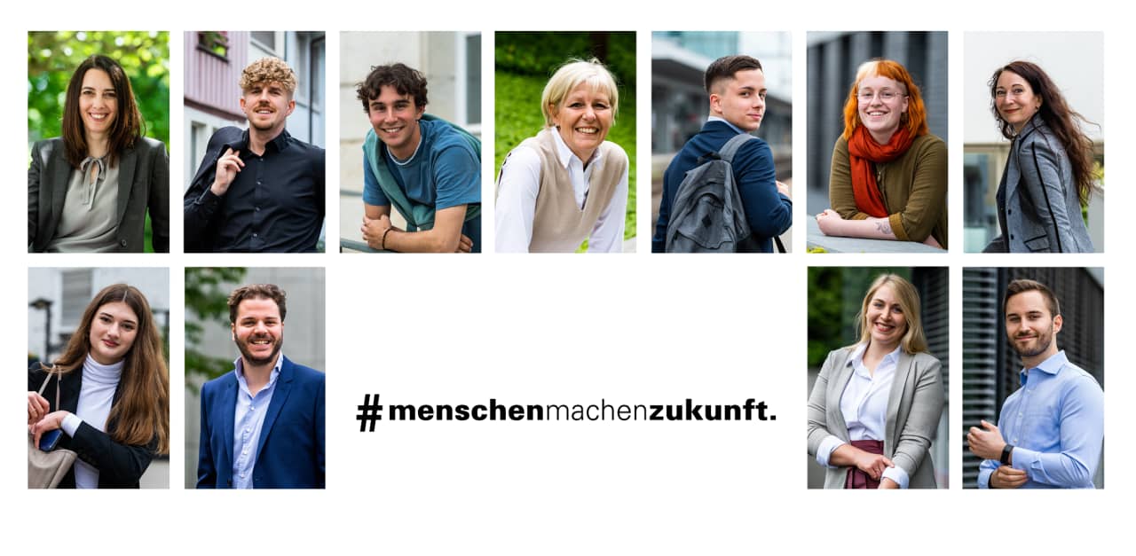 Zusammenstellung von versch. Portraitfotos