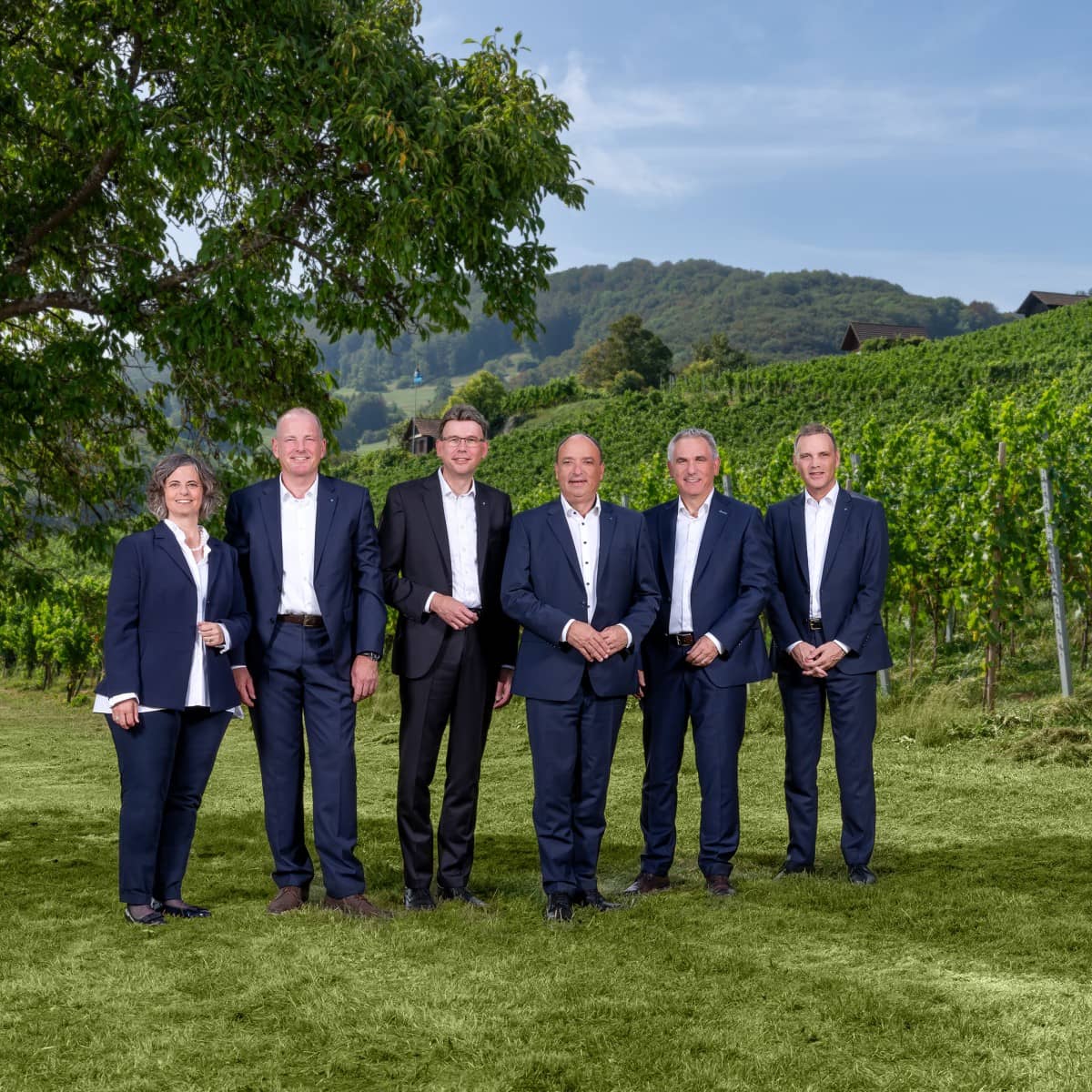 Gruppenfoto des Aargauer Regierungsrats