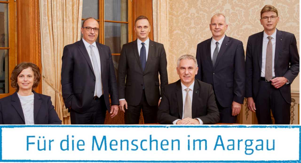 Bild aller Regierungsräte und der Staatsschreiberin