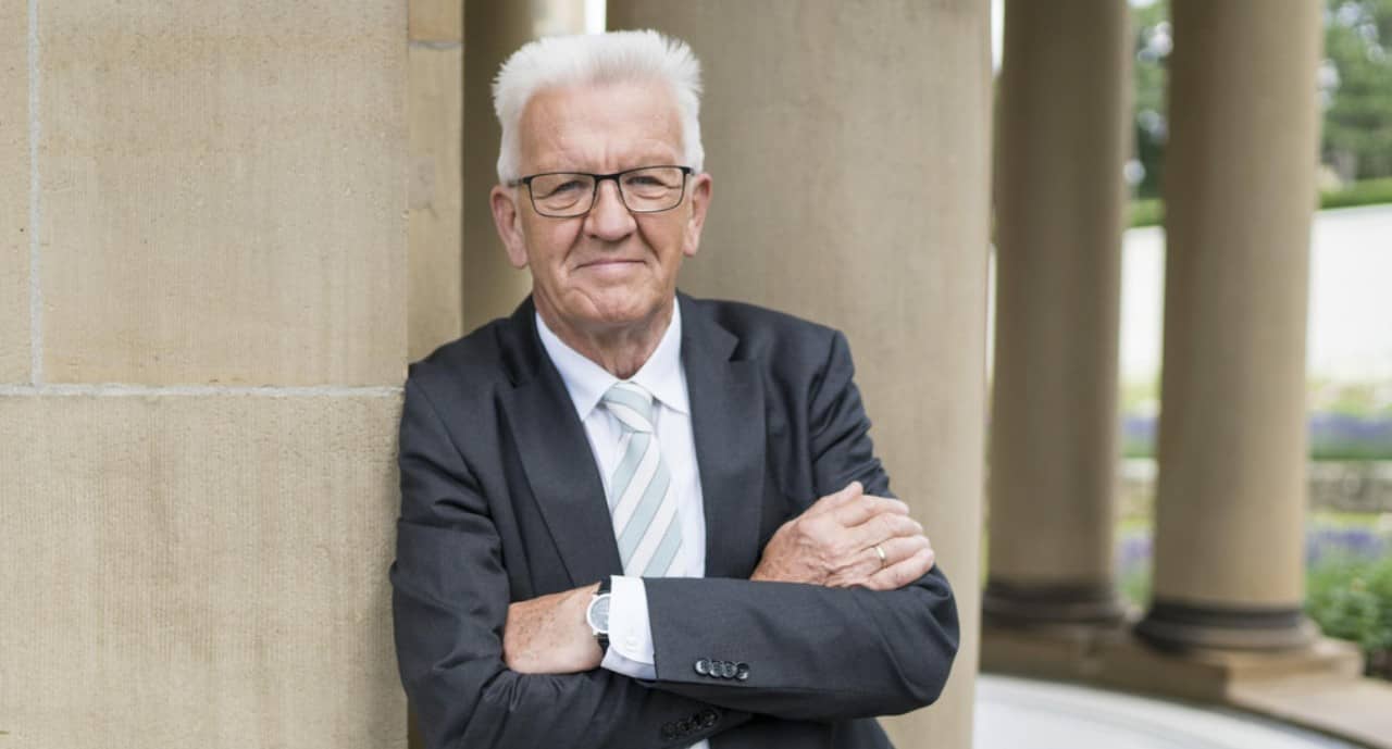Ministerpräsident des Bundeslandes Baden-Württemberg Winfried Kretschmann