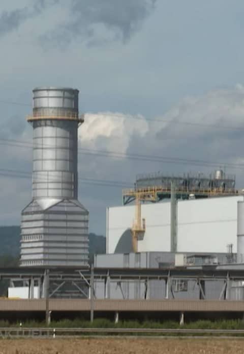 Backup-Kraftwerk Birr 3: Die Turbinentestanlage der Ansaldo Energia in Birr ist eigentlich ein einsatzbereites Gaskraftwerk, das in der Lage wäre, eine Stromlücke zu überbrücken. 